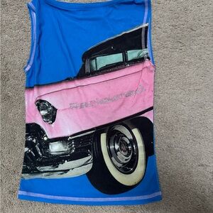 Reclaimed Vintage Car Sleeveless Top